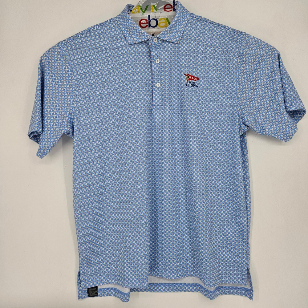 Turtleson Polo Shirt Mens XL LACC 123rd Beach Balls‎ Country Club Performance